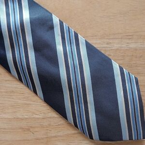 Altea Navy and Silver Striped Tie